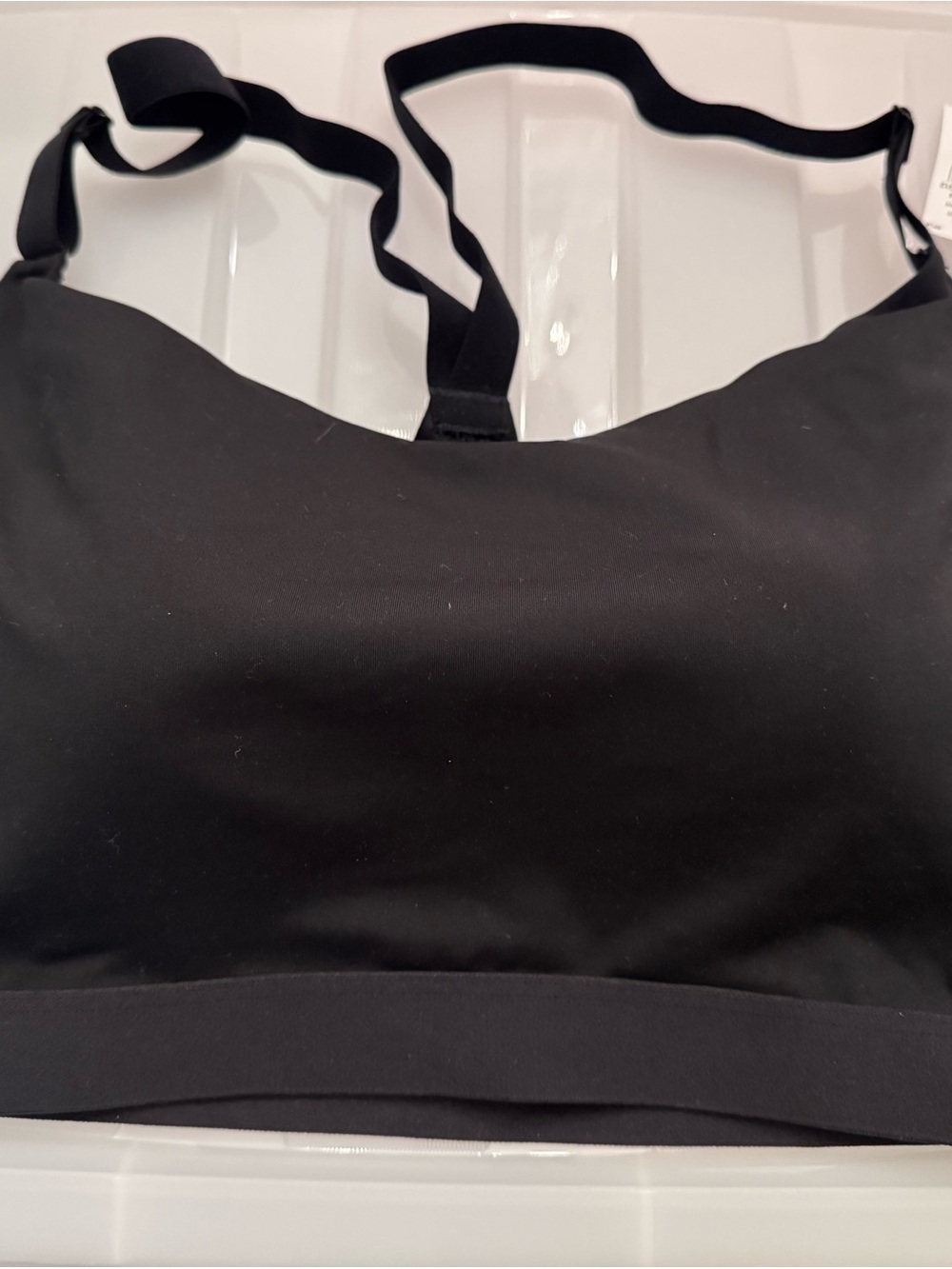 Old Navy Black Seamless Sports Bralette